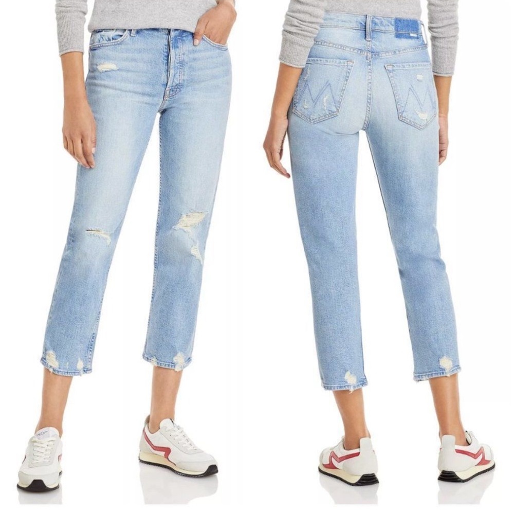 MOTHER The Tomcat In the Confession Distressed Jeans size 28